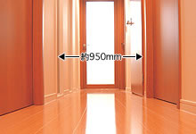 Brillia Tower 品川シーサイド　ワイド廊下