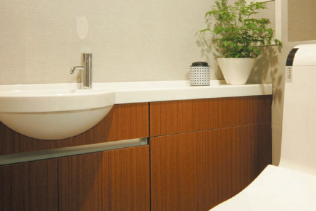 Brillia 成増 Urban Terrace　Sanitary　水周り　手洗いカウンター