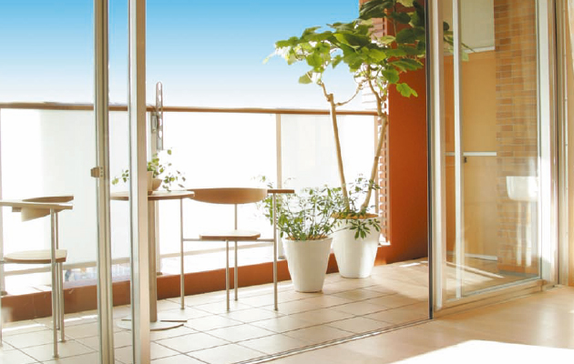 Brillia 成増 Urban Terrace　Comfortable　快適性　引き分けサッシュ