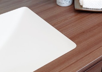 Brillia 北浦和　Powder Room　洗面室・トイレ　スタイリッシュカウンター