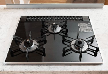 Brillia 上野 Place Kitchen キッチン 三口パールクリスタルコンロ