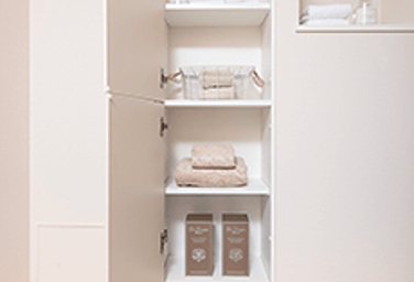 Brillia 上野 Place Bath Room&Powder Room 浴室・洗面 リネン庫