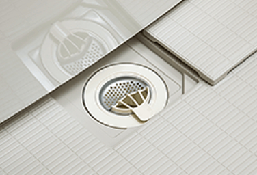 Brillia 上野 Place Bath Room&Powder Room 浴室・洗面 ささっとキレイ排水口