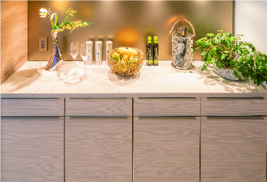 白金ザ・スカイ　KITCHEN　カップボード