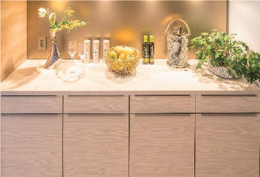 白金ザ・スカイ　KITCHEN　カップボード