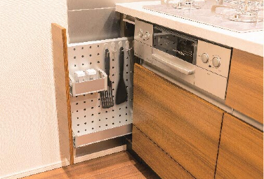 白金ザ・スカイ　KITCHEN　スパイスラック