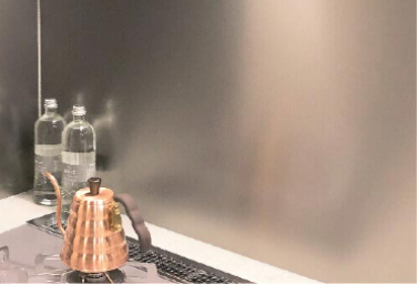 白金ザ・スカイ　KITCHEN　ステンレス製キッチンパネル