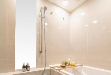 白金ザ・スカイ　BATH ROOM　縦型化粧鏡