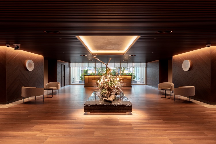 白金ザ・スカイ　Soft service　ソフトサービス　コンシェルジュカウンター