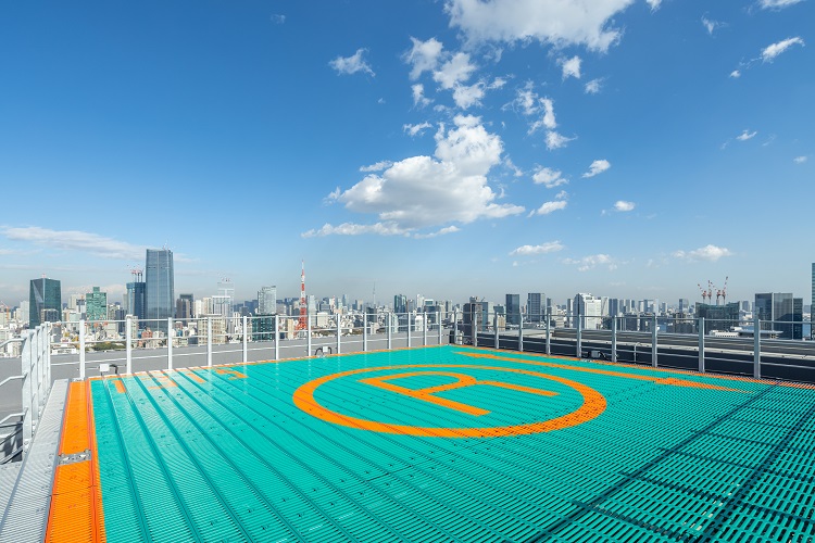 白金ザ・スカイ　緊急救助スペース