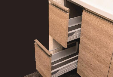 白金ザ・スカイ　POWDER ROOM　二段スライド収納