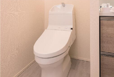 白金ザ・スカイ　POWDER ROOM　ウォシュレット一体型便器