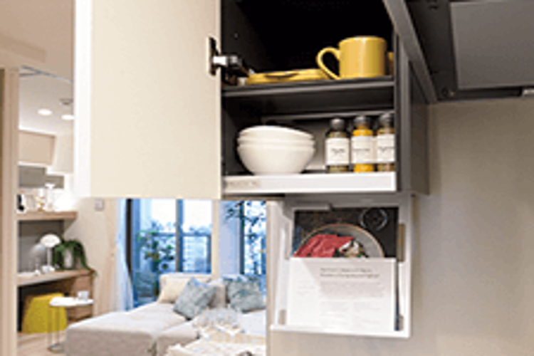 Brillia 大島　Kitchen　キッチン　システムラック