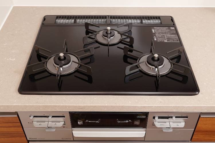 Brillia 旗の台　Kitchen　キッチン　ガラストップコンロ（3口）