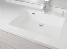 Brillia Tower 聖蹟桜ヶ丘 BLOOMING RESIDENCE　Bath Room　浴室　スクエアボウル人工大理石カウンター