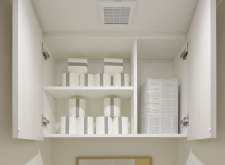 Brillia Tower 聖蹟桜ヶ丘 BLOOMING RESIDENCE　Powder Room　洗面・トイレ　トイレ吊戸棚