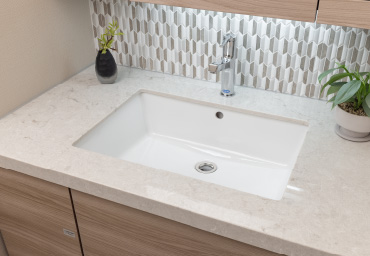 Brillia Tower 浜離宮　Powder room　洗面　陶器製ボウル