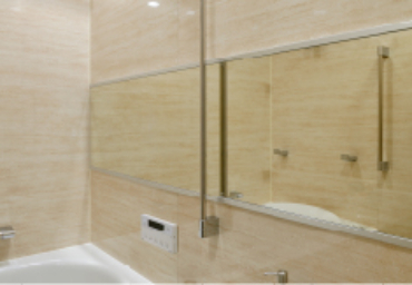 Brillia Tower 池袋 West　Bathroom　浴室　ワイドミラー