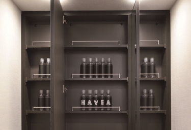 Brillia Tower 有明 MID CROSS　Powder Room & Lavatory　三面鏡裏収納