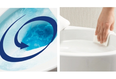 Brillia Tower 有明 MID CROSS　Powder Room & Lavatory　ローシルエットトイレ