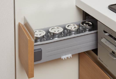 Brillia 大島 Parkside　Kitchen　キッチン　スパイスラック