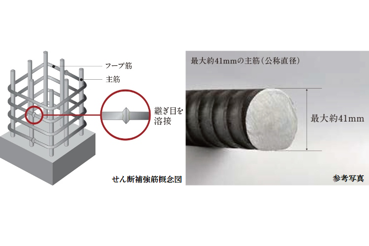 Brillia Tower 堂島　溶接閉鎖型せん断補強筋