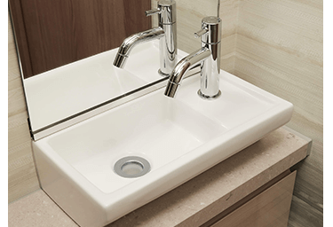 Brillia Tower 堂島　Dressing Room & Toilet　洗面室&トイレ　手洗い器・ミラー