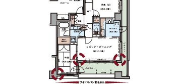 Brillia 文京動坂上  Structure 構造 アウトフレーム工法