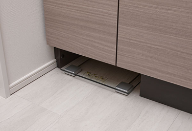 Brillia 三鷹下連雀　Powder Room & Toilet　洗面・トイレ　ヘルスメータースペース