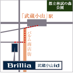Brillia 武蔵小山id 　Location　生活便　武蔵小山