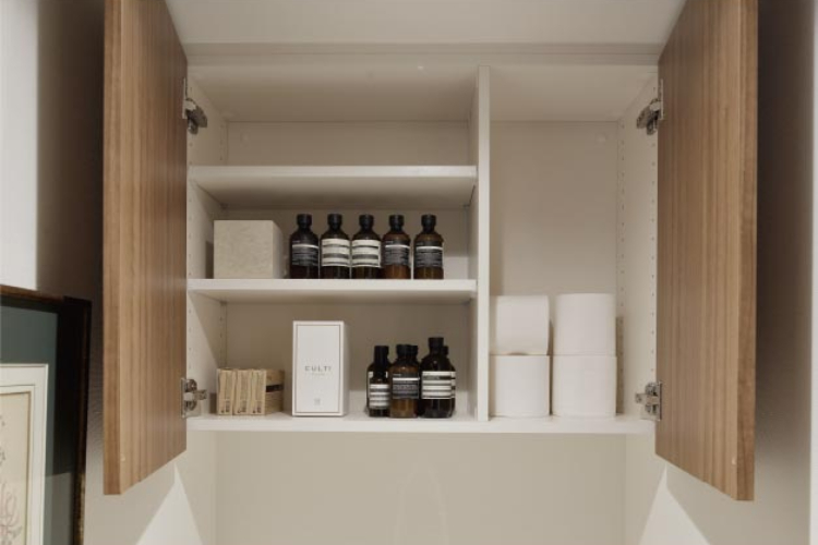 Brillia 志木 Garden　Powder Room & Toilet　洗面・トイレ　トイレ上吊戸棚