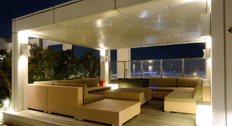 Brillia Mare 有明 TOWER&GARDEN　夜風が心地いい天空の庭園。