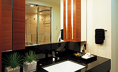 Brillia 駒込染井　Dressing Room　洗面室　大型鏡