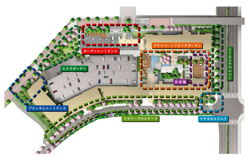 Brillia 多摩センター 　ランドスケープデザイン