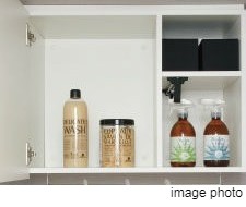 Brillia 鵠沼桜が岡 Powder Room 洗面 洗濯機置場上部吊収納