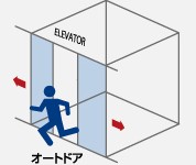 Brillia 鎌倉御成町　Safety　防災　感震装置付エレベーター