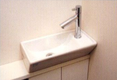 Brillia 稲毛海浜公園  Powder Room 洗面・トイレ 手洗いカウンター