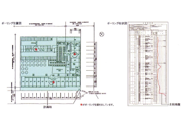 Brillia 稲毛海浜公園 　Structure　構造　地盤調査（ボーリング）