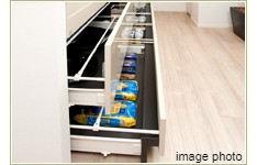 Brillia 草加　Kitchen　キッチン　スライド収納