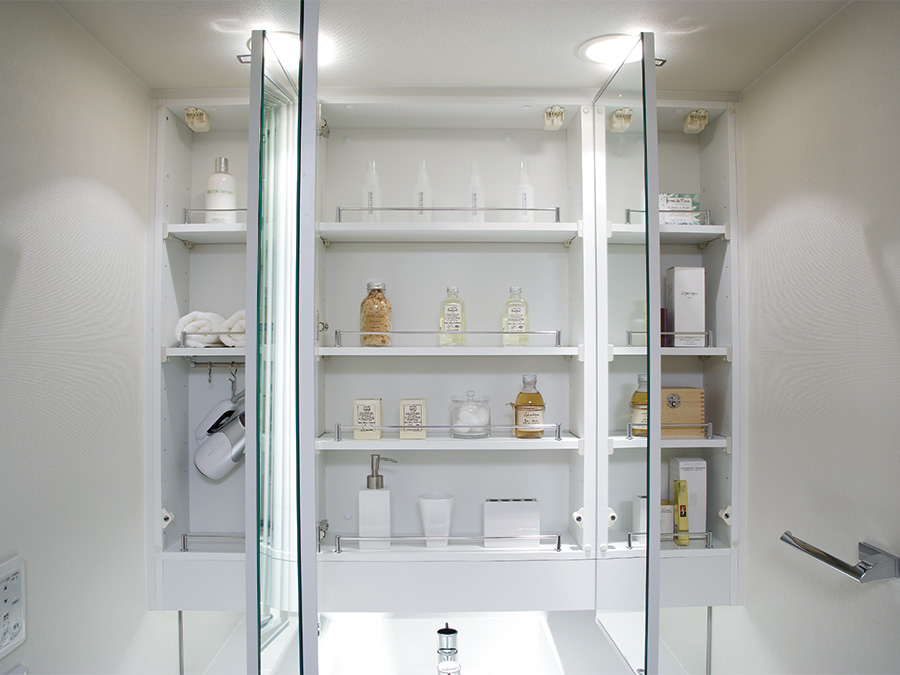 Brillia Tower 所沢ロジュマン　三面鏡裏収納