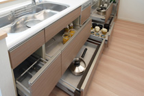 Brillia 西千葉　Kitchen　キッチン　収納スペース