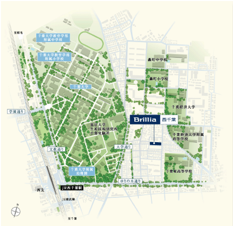 Brillia 西千葉　静穏な住宅地という誇り