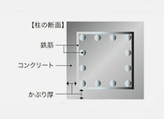 Brillia 辰巳 CANAL TERRACE　Structure　構造　かぶり厚