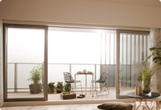 Brillia 辰巳 CANAL TERRACE　Comfortable　快適性　両引分けワイドサッシ