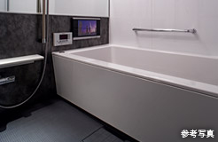 Brillia 砧公園 　Powder Room　浴室・洗面　低床式ユニットバス