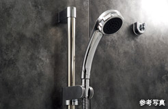 Brillia 砧公園 　Powder Room　浴室・洗面　スライドバー付シャワーヘッド