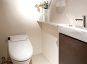 Brillia 宮前平　Sanitary　水まわり　手洗いカウンター付タンクレストイレ