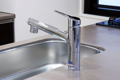 Brillia 日本橋人形町 　Kitchen　キッチン　浄水器一体型シャワー水栓
