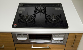 Brillia 青葉荏田　Kitchen　キッチン　ガラストップコンロ