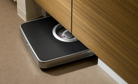 Brillia 青葉荏田　Powder Room　洗面　ヘルスメーター収納